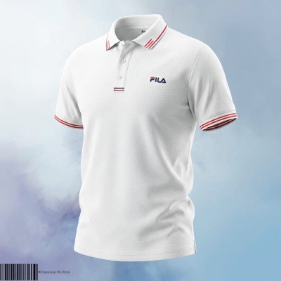 Premium Cotton Polo (White)