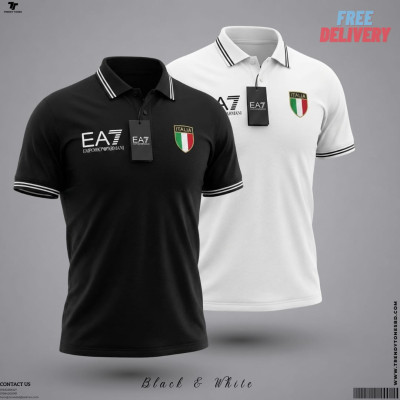 EA7 Polo Combo (Black & White)