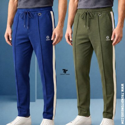 Joggers Combo (Royal Blue & Olive)