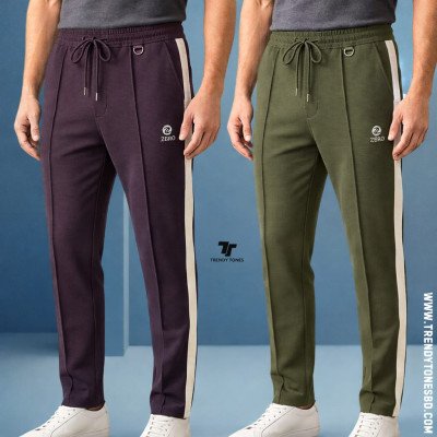 Joggers Combo (Maroon & Olive)