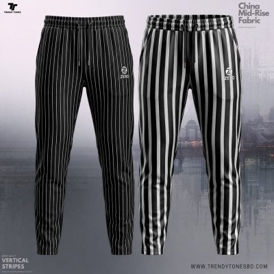 Vertical Stripe Trouser Combo