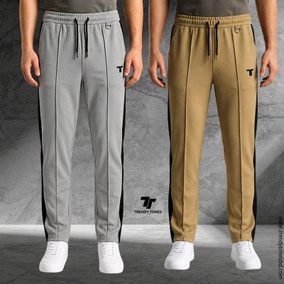 Premium trouser Combo (Ash & Mustard)