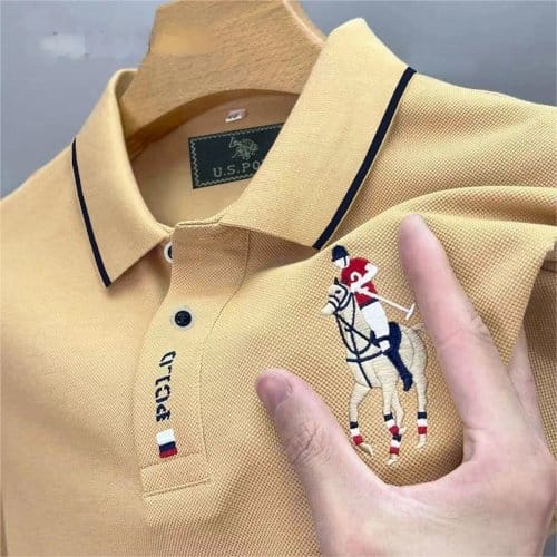 Premium Cotton Polo Shirt For Men (Export Quality)